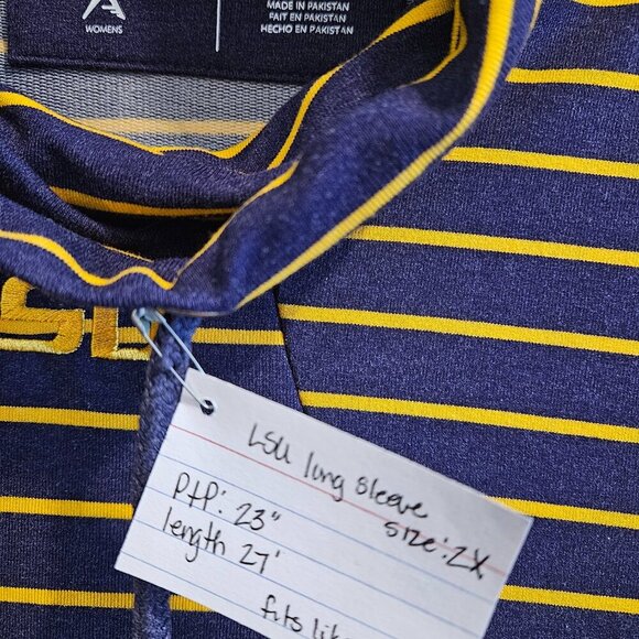 Antigua LSU Women's Long Sleeve Shirt - Picture 3 of 5